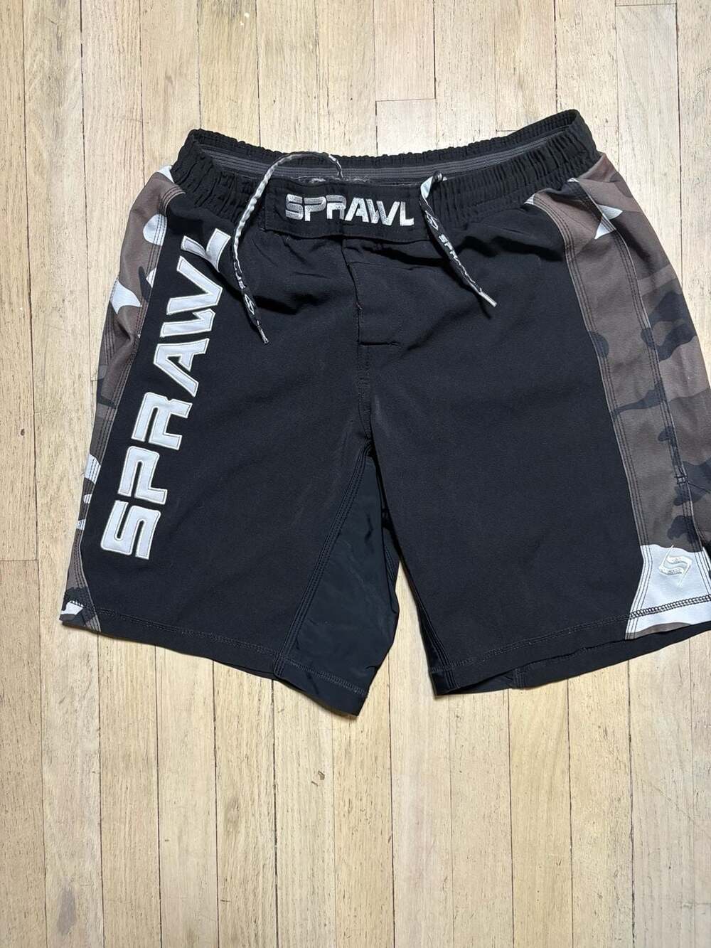 SPRAWL Fusion-S MMA Fight Shorts with Camo Accents